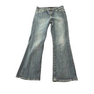 Calvin Klein Women's Wide Leg Blue Jeans